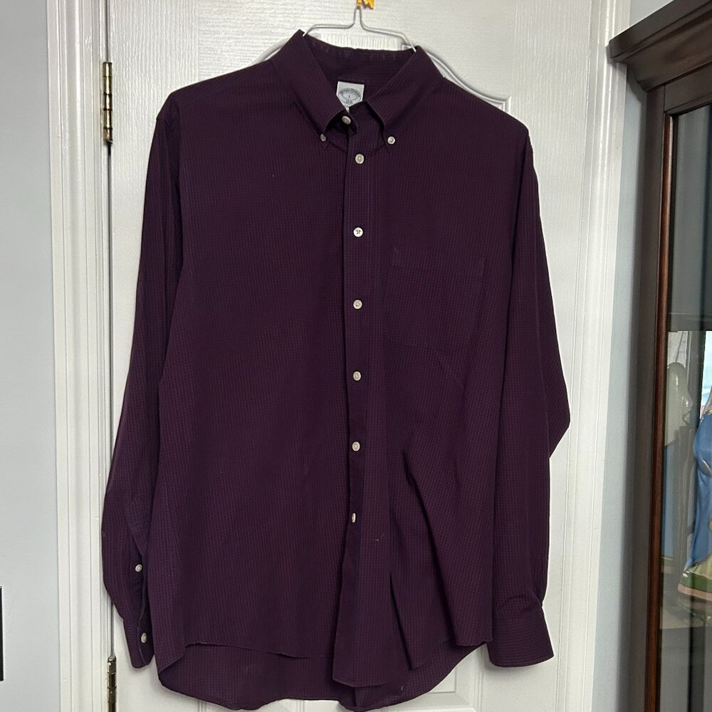 Brooks Brothers Regent Men's Button Down Polo Shirt Size L